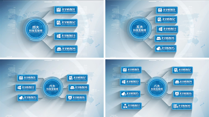 科技信息組織結(jié)構(gòu)_AE模板下載(編號(hào):6859167)_AE模板